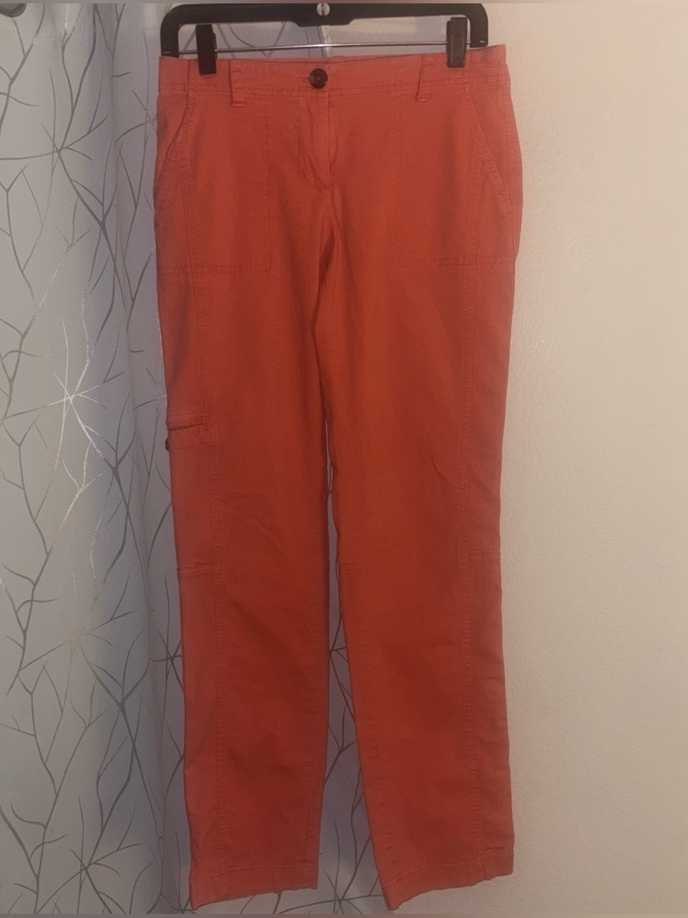 J. Jill Stretch Straight-Leg Pants Salmon/Coral  Size 4